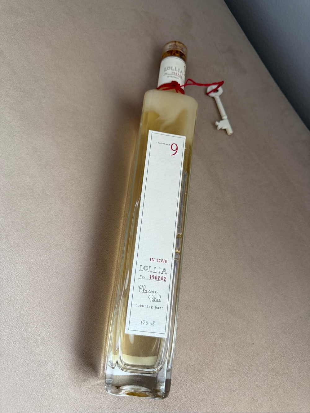 Lollia In Love 9 Bubbling Bath 475ml Key Classic Petal READ INFO
